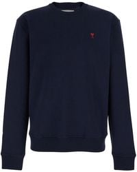 Ami Paris - Sweatshirt De Coeur Cotton - Lyst