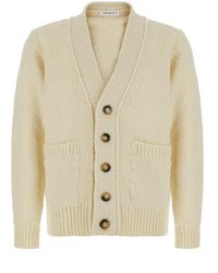Kangra - V-Neck Cardigan With Two Patch Pockets On The Front - Lyst