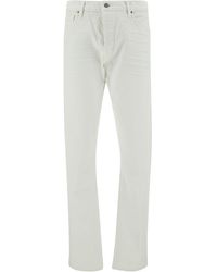Tom Ford - Slim Five-Pocket Style Jeans With Branded Button - Lyst