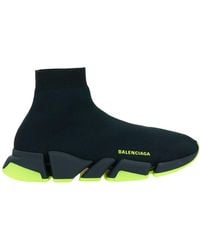 Balenciaga - Sneaker 'Speed 2.0' Con Dettaglio Giallo Fluo - Lyst