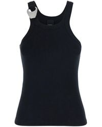 Pinko - Tank Top Cassis Canotta Costina Cotton - Lyst