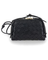 Bottega Veneta - Concert Crossbody Bag With Intreccio Motif - Lyst