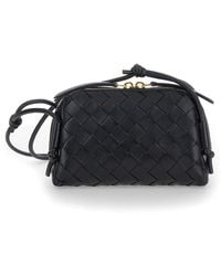 Bottega Veneta - 'Concert' Crossbody Bag With Intreccio Motif - Lyst