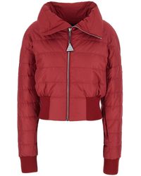 Rick Owens - Crop Jacket With Logo Plat - Lyst