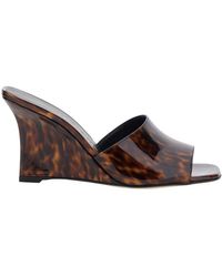 Stuart Weitzman - Wedges Vinnie Wedge Mule 85 Leather - Lyst