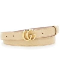 Gucci - Flat Gg Marmont Belt - Lyst