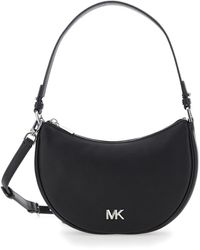 MICHAEL Michael Kors - Shoulder Bag With Metallic Logo Imprinted On The Front And Removable Shoulder Strap - Lyst