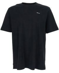 DIESEL - 'T-Adjust-Met' T-Shirt With Logo Lettering On The Front - Lyst
