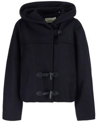 Isabel Marant - Denim Jacket With Distress Details - Lyst