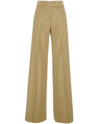Max Mara - Trousers Mxsbronte Wool-Silk - Lyst