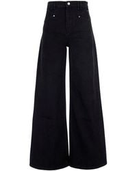 Isabel Marant - 'Lemony' Jeans With Logo Patch On The Back - Lyst
