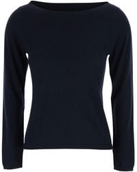 Max Mara - 'Faretra' Sweater With Boat Neck - Lyst