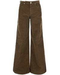 PT Torino - Cindy Soft Stretch Corduroy Pants With High Waist And Pocket - Lyst