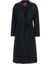 Max Mara - Cappotto 'Cles' Con Colletto A Revers E Chiusura Con Ci - Lyst