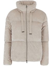 Herno - Jacket With High Collar And Long Sleeves - Lyst