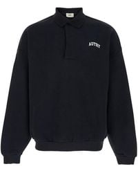 Autry - Sweatshirt With Polo Collar - Lyst