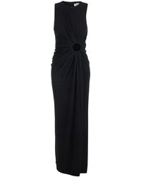 Sportmax - Dress 'Spxsalett' With V-Neck And Long Sleeves - Lyst