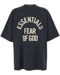 Fear Of God - Campus 90's Short Sleeve Tee Essentials - Lyst
