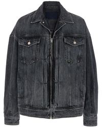 Juun.J - Jacket With Wide Notched Revers And Dropped Shoulders - Lyst
