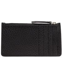 Maison Margiela - Card-holder With Four Signature Stitching In Grainy Leather Woman - Lyst