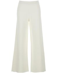P.A.R.O.S.H. - Pants With Pull-On Design And Wide Leg - Lyst