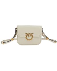 Pinko - Borsa A Tracolla 'Love Box' Con Placca Love Birds Sul Fronte In - Lyst
