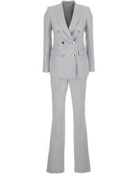 Tagliatore - Double-Breasted Suit With Golden Buttons - Lyst