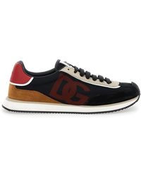 Dolce & Gabbana - 'Aria' Running Sneakers With Logo Detail - Lyst