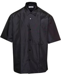 Jil Sander - Short Sleeve Shirt With Shiny Finish - Lyst