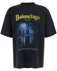 Balenciaga - T-Shirt Crew Neck - Lyst