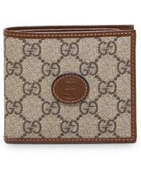 Gucci - Interlocking G Flap-pocket Bi-fold Wallet - Lyst