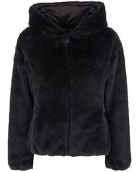 Save The Duck - Down Jacket Laila Fury Reversible With High Collar And P - Lyst