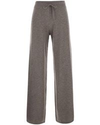 Lisa Yang - Sofi Trousers With Pockets And 100% Cashmere - Lyst