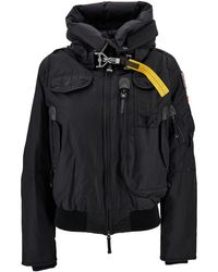 Parajumpers - Down Jacket With Hood And Maxi Buckle - Lyst