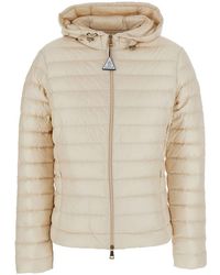 Moncler - 'Igel' Down Jacket With Logo Patch On The Sleeve - Lyst