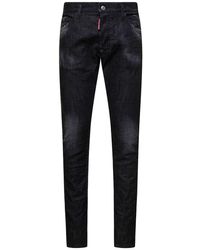 DSquared² - Jeans A Cinque Tasche 'Cool Guy' Con Lavaggio Used - Lyst