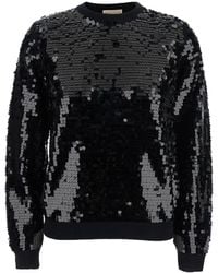 Semicouture - Sweater With All-Over Sequins - Lyst