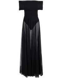 Norma Kamali - Dress Sleeveless Cowl Neck Flared Gown - Lyst