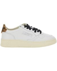 Autry - Sneaker 'Medalist' Low Top Con Logo Impresso Sulla Linguetta E S - Lyst