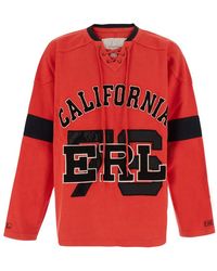 ERL - Cotton Sweatshirt Top - Lyst