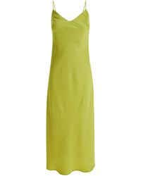 Plain - Slip Dress With V Neckline - Lyst