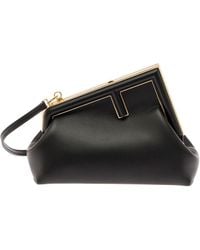 Fendi - ' First Small' Clutch With Shoulder Strap - Lyst