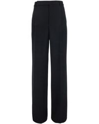 Saint Laurent - Pants With Pences On The Front - Lyst