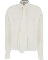 Brunello Cucinelli - Camicia - Lyst