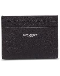 Saint Laurent - Ysl Monogram Credit Card Case - Lyst
