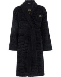 Versace - Bathrobe With Medusa Plaque On The Front And Maxi - Lyst
