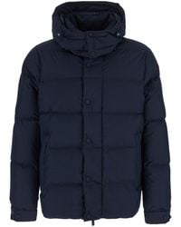 Heskimo - Down Jacket Short With High Collar And Long Sleeves - Lyst