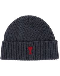 Ami Paris - Berretto Con Ricamo Adc - Lyst