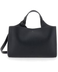 Tod's - Handbag With T Plate On The Front And Adjustable Strap In - Lyst