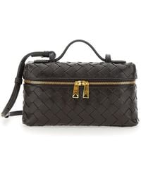 Bottega Veneta - Vanity Case With Intrecciato Motiv - Lyst